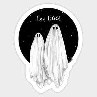 hey BOO Sticker